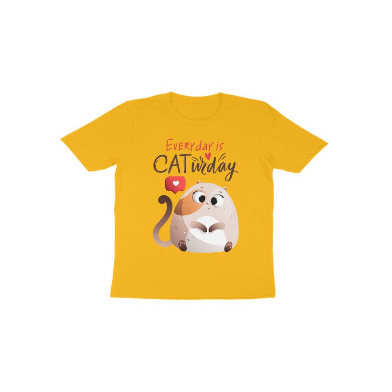 Toddler’s Everyday is CATurday T-Shirt - Fashion Greet Toddler’s Everyday is CATurday T-Shirt - Fashion Greet