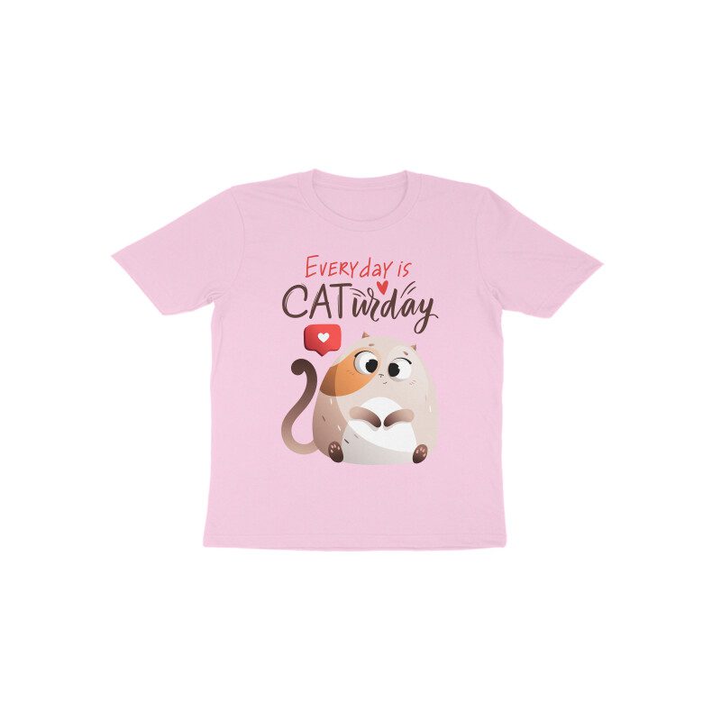 Toddler’s Everyday is CATurday T-Shirt - Fashion Greet Toddler’s Everyday is CATurday T-Shirt - Fashion Greet