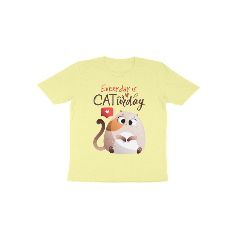 Toddler’s Everyday is CATurday T-Shirt - Fashion Greet Toddler’s Everyday is CATurday T-Shirt - Fashion Greet