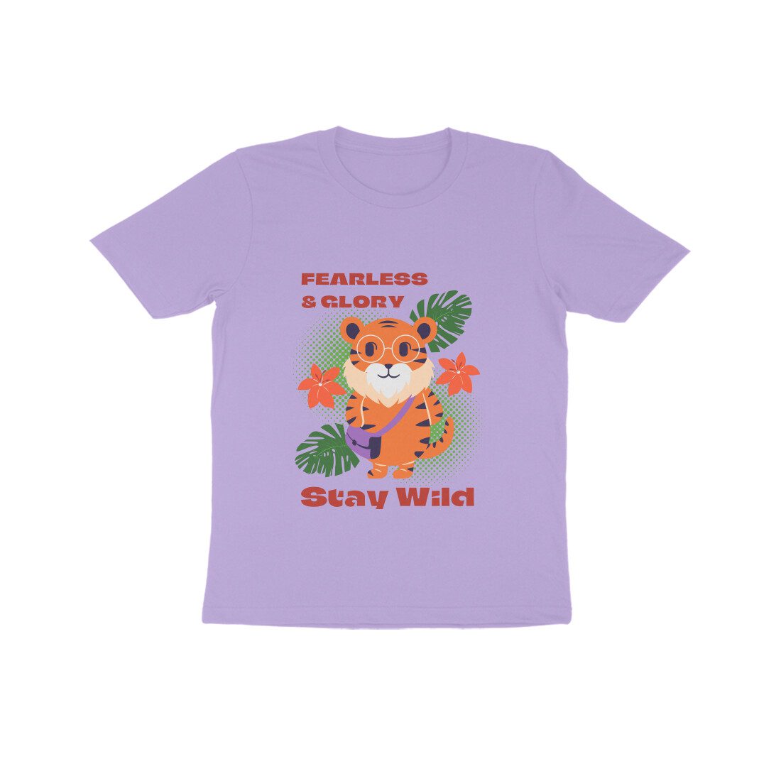 Kids Stay Wild with Fearless & Glory Tiger T-Shirt - Fashion Greet
