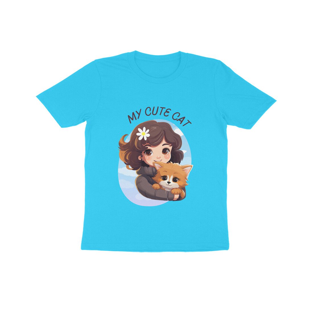 Girl’s My Cute Cat T-Shirt - Fashion Greet