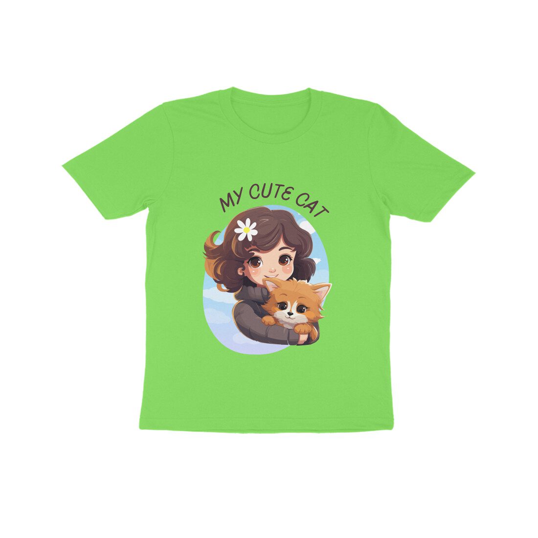 Girl’s My Cute Cat T-Shirt - Fashion Greet