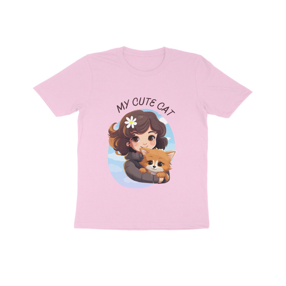 Girl’s My Cute Cat T-Shirt - Fashion Greet