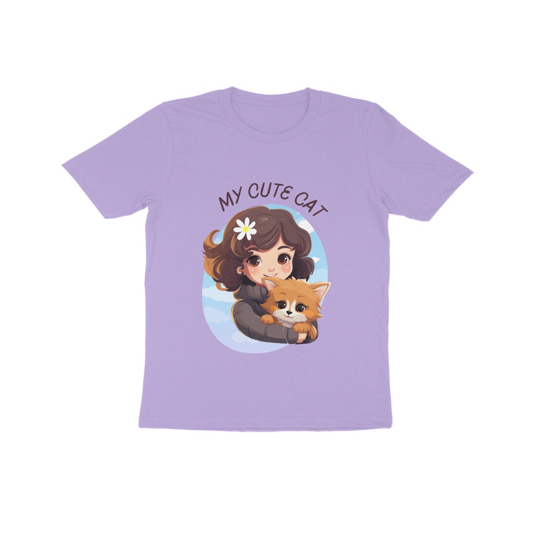 Girl’s My Cute Cat T-Shirt - Fashion Greet