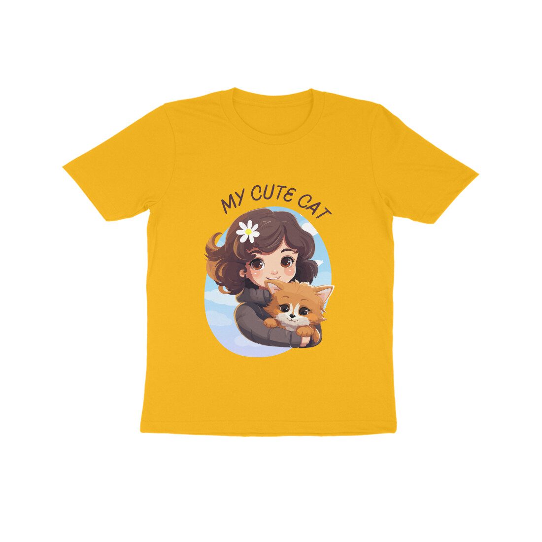 Girl’s My Cute Cat T-Shirt - Fashion Greet