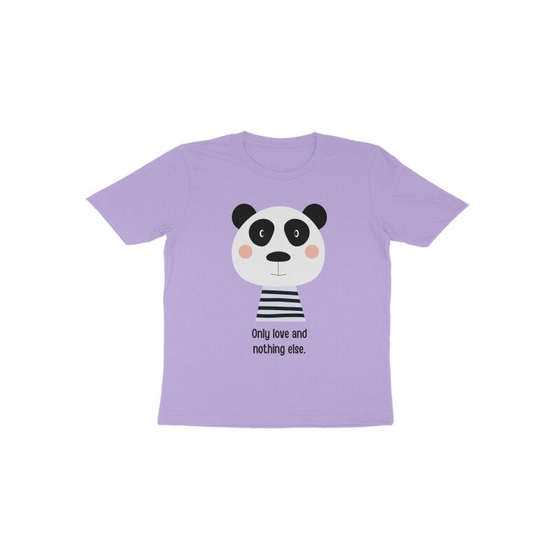 Toddler’s Cute Panda Love Only T-Shirt - Fashion Greet