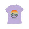 Women’s Rider T-shirt with Born to Ride Quote - Fashion Greet