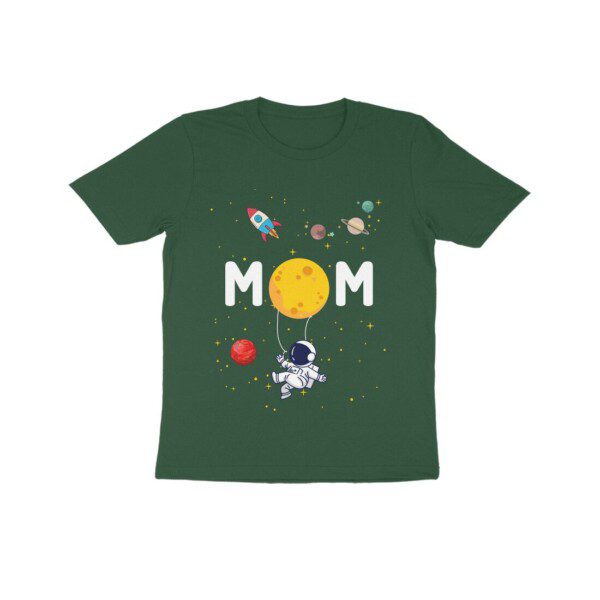 Kids Mom Space Theme T-Shirt