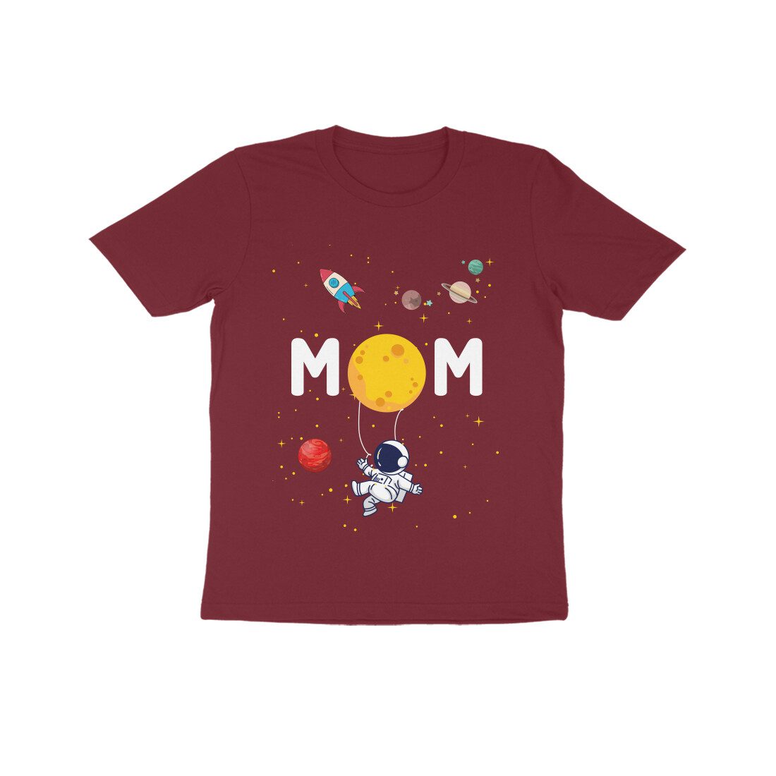 Kids Mom Space Theme T-Shirt - Fashion Greet Kids Mom Space Theme T-Shirt - Fashion Greet