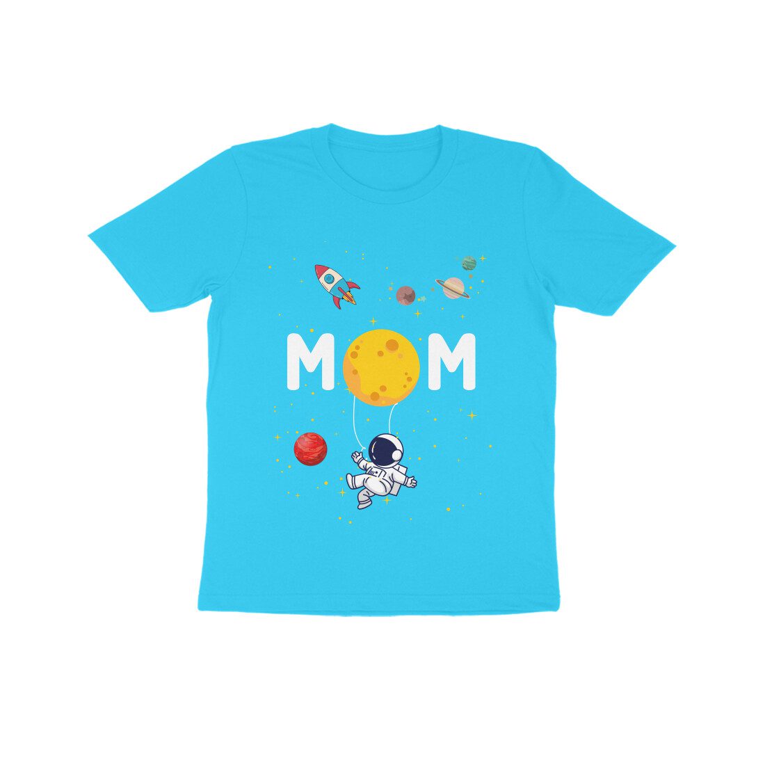 Kids Mom Space Theme T-Shirt - Fashion Greet Kids Mom Space Theme T-Shirt - Fashion Greet