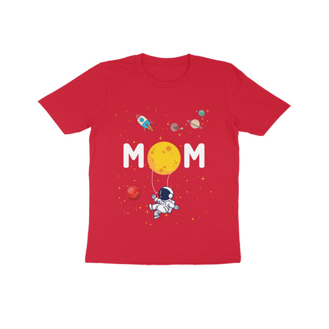 Kids Mom Space Theme T-Shirt - Fashion Greet Kids Mom Space Theme T-Shirt - Fashion Greet