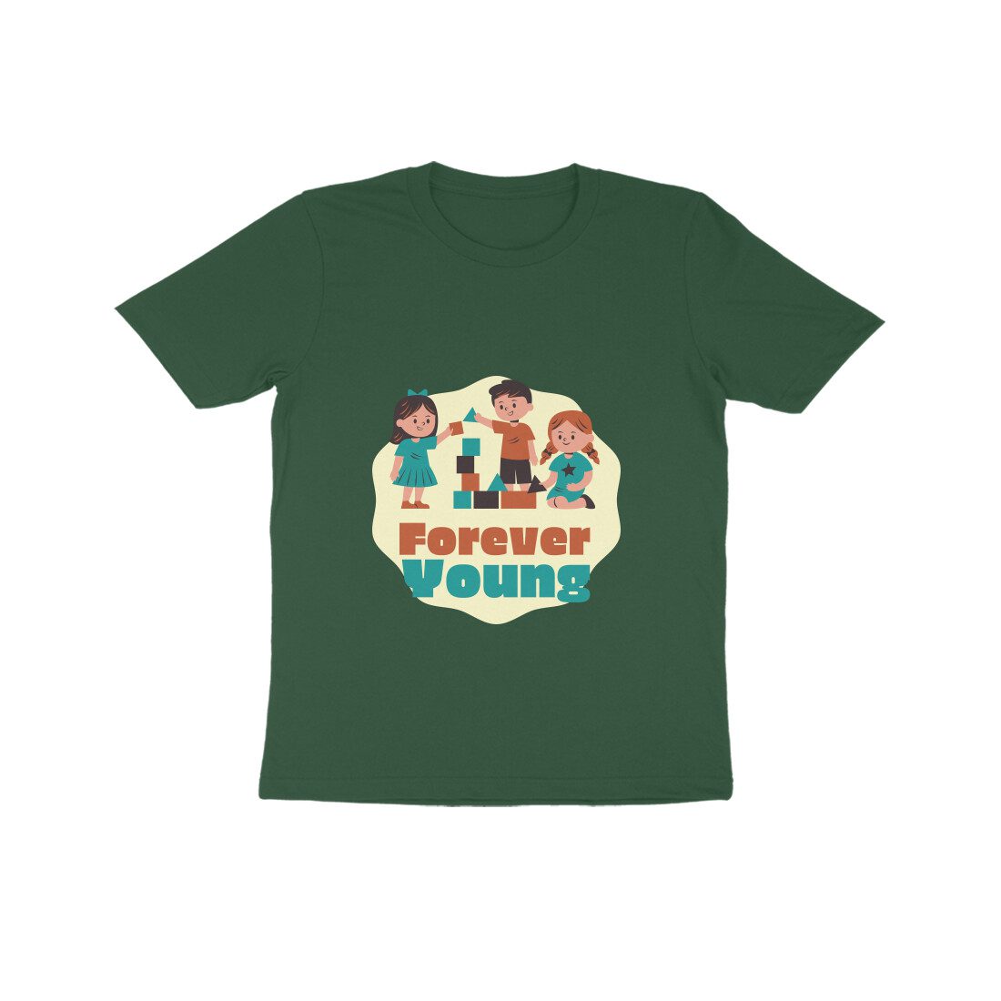 Kids Forever Young T-Shirt - Fashion Greet