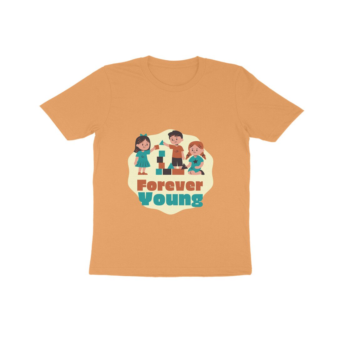 Kids Forever Young T-Shirt - Fashion Greet
