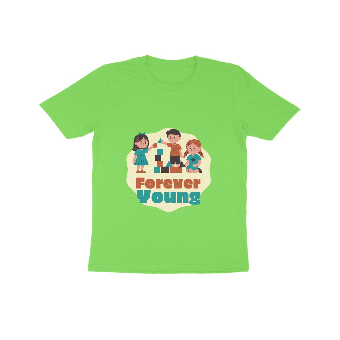 Kids Forever Young T-Shirt - Fashion Greet