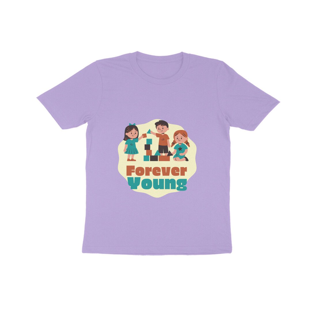 Kids Forever Young T-Shirt - Fashion Greet