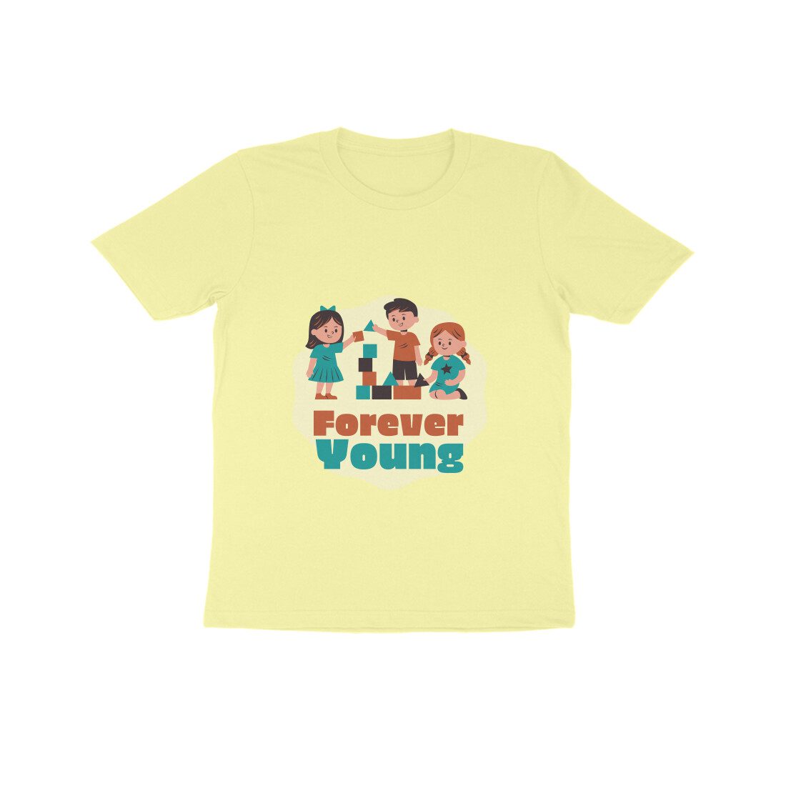 Kids Forever Young T-Shirt - Fashion Greet