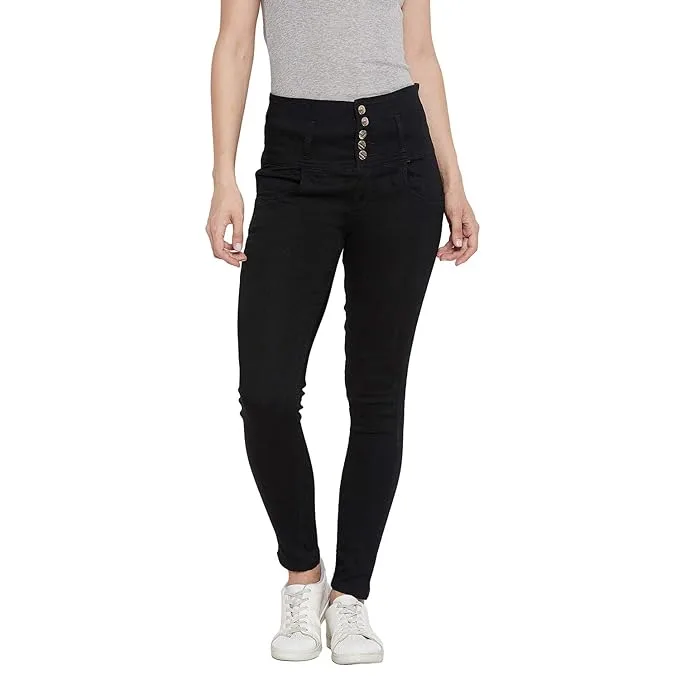 Black Women’s Slim Fit Jeans - Fashion Greet Black Women’s Slim Fit Jeans - Fashion Greet
