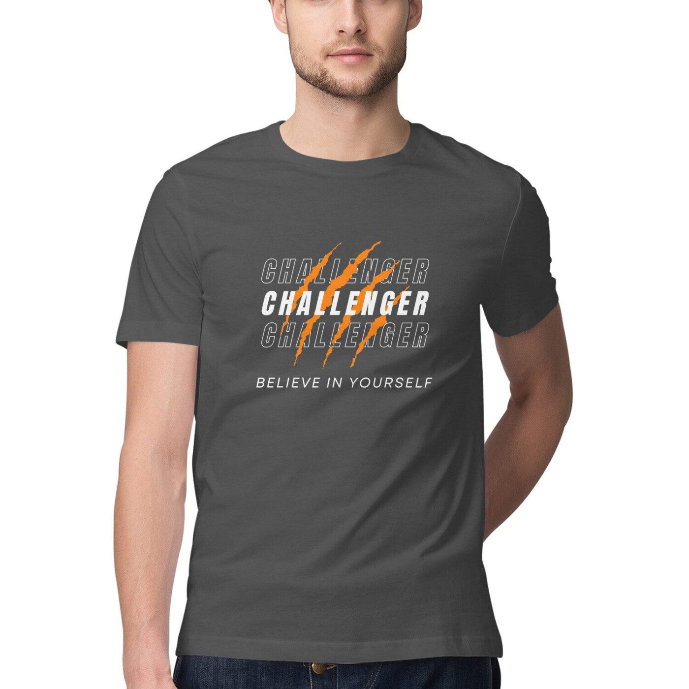 Men’s Challenger Theme T-Shirt - Fashion Greet