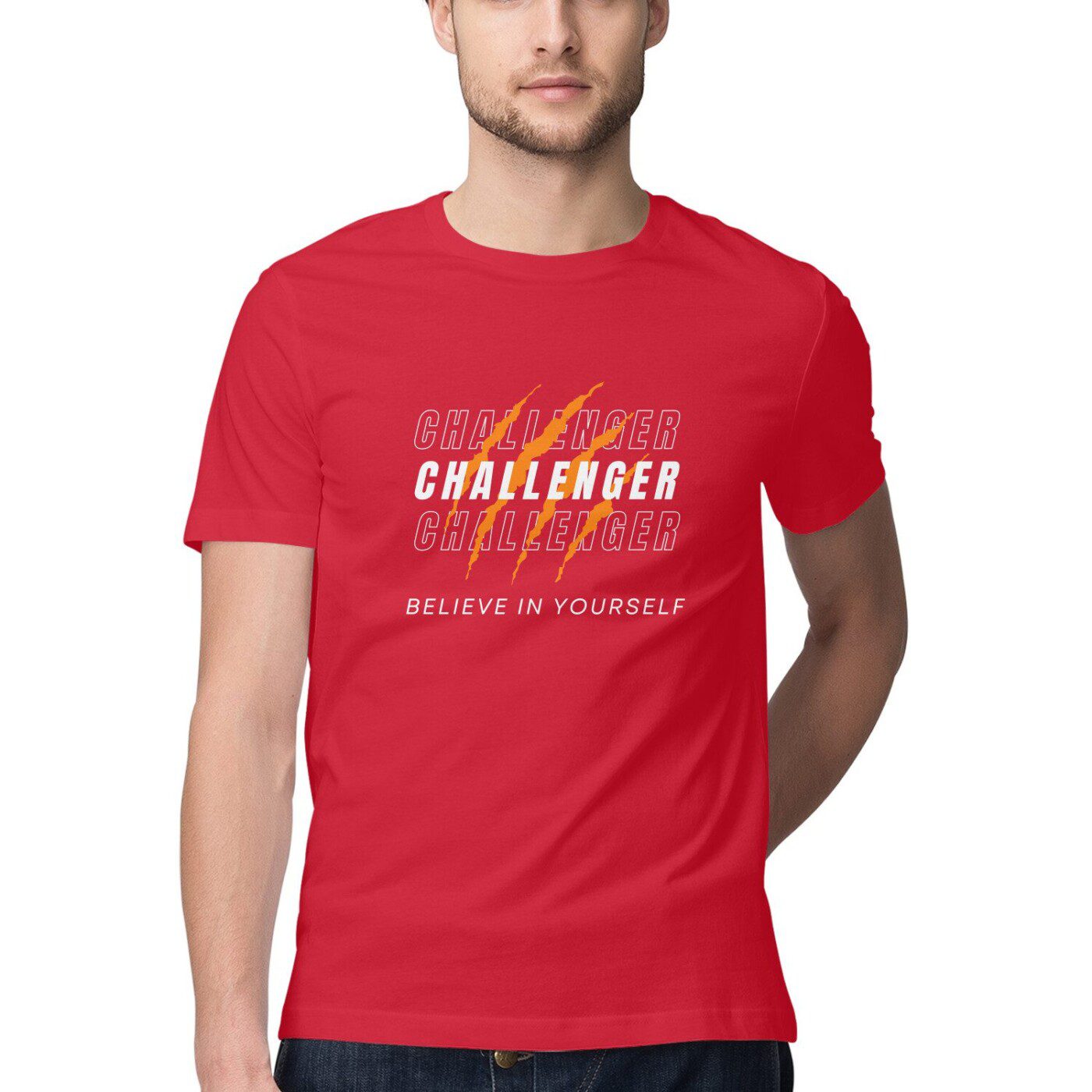 Men’s Challenger Theme T-Shirt - Fashion Greet