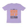 Men’s Never Give Up T-Shirt - Fashion Greet