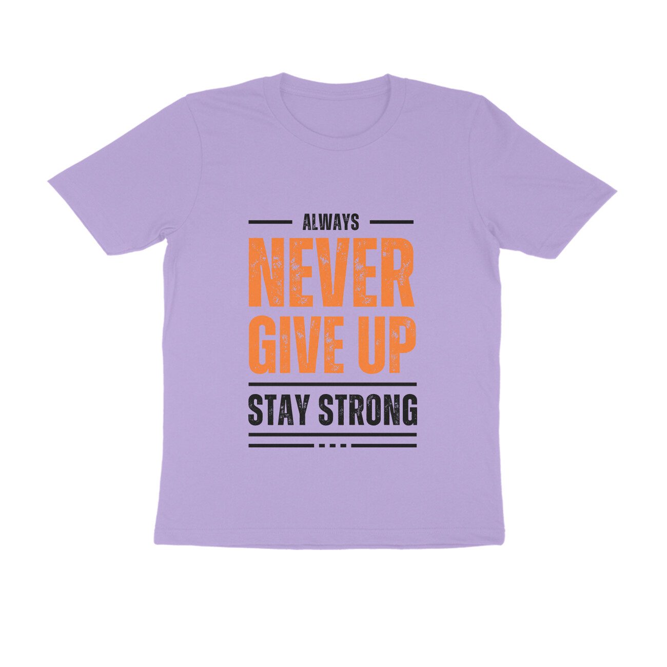 Men’s Never Give Up T-Shirt - Fashion Greet