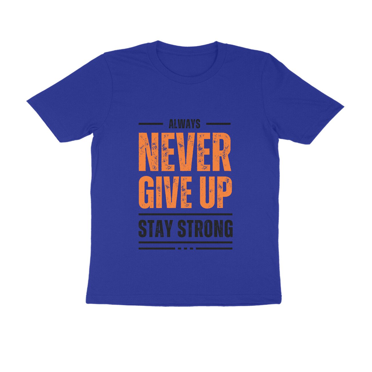 Men’s Never Give Up T-Shirt - Fashion Greet