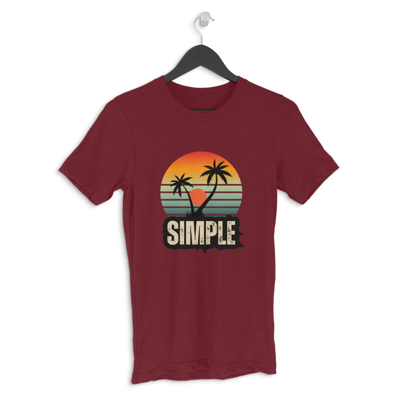 Men’s Simple Scenic T-Shirt - Fashion Greet