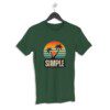 Men’s Simple Scenic T-Shirt - Fashion Greet