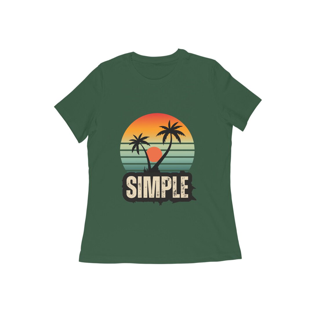 Women’s Simple Scenic T-Shirt - Fashion Greet