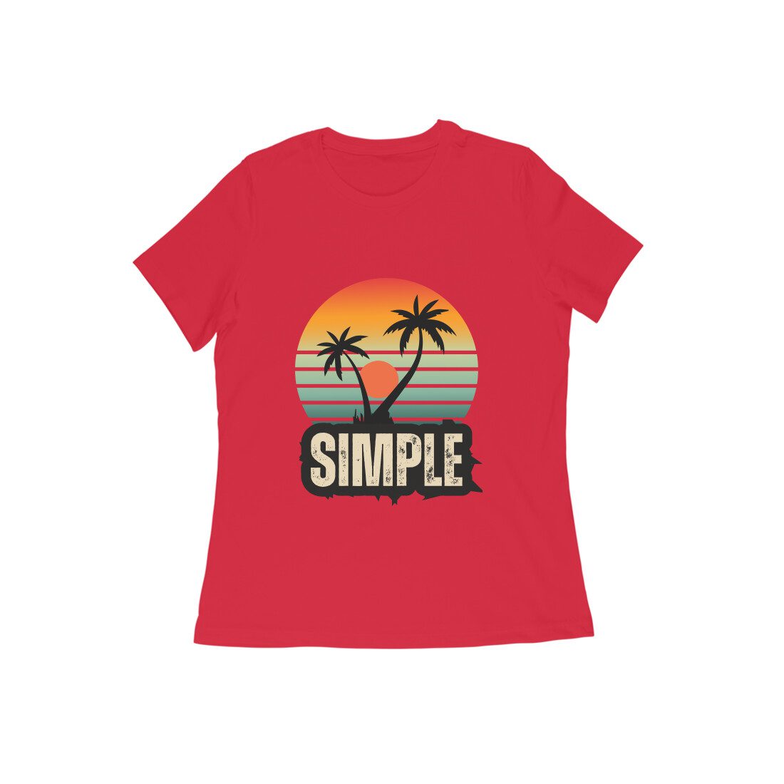 Women’s Simple Scenic T-Shirt - Fashion Greet