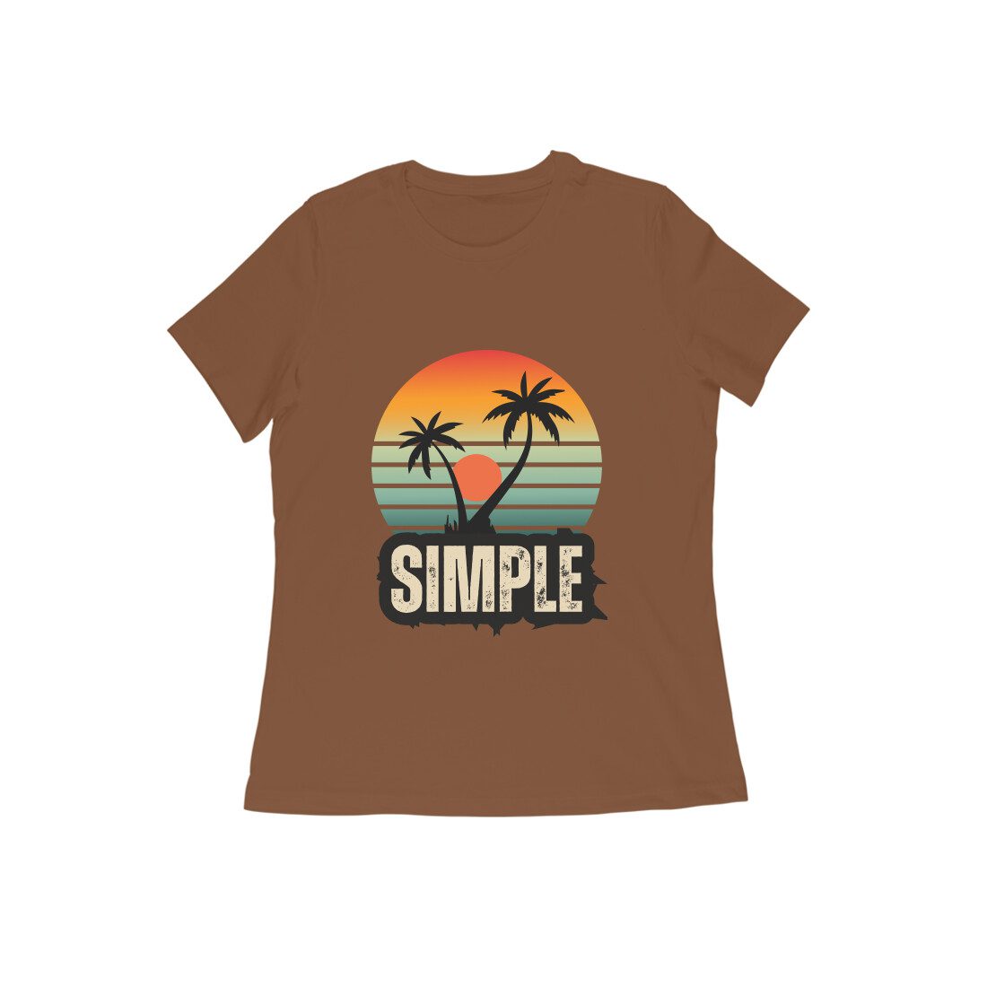 Women’s Simple Scenic T-Shirt - Fashion Greet