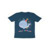 Kids Happy Birthday with Childish Whale T-Shirt - Fashion Greet
