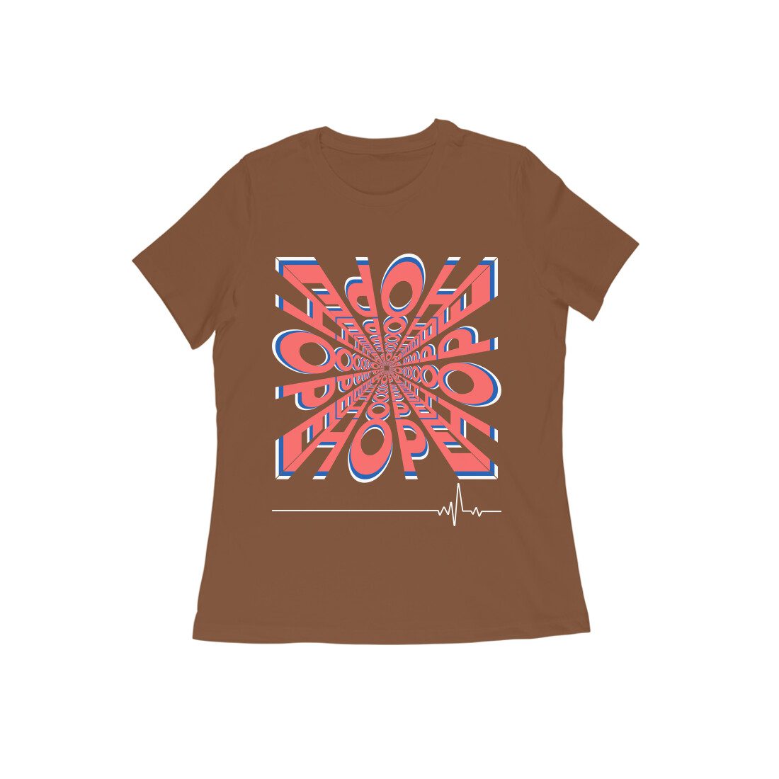 Womens Stylish Hope Motivational T-Shirt - Fashion Greet
