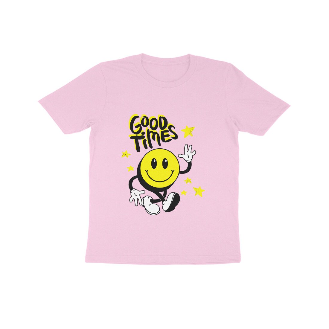 Kids Good times with cute smiley T-Shirt - Fashion Greet