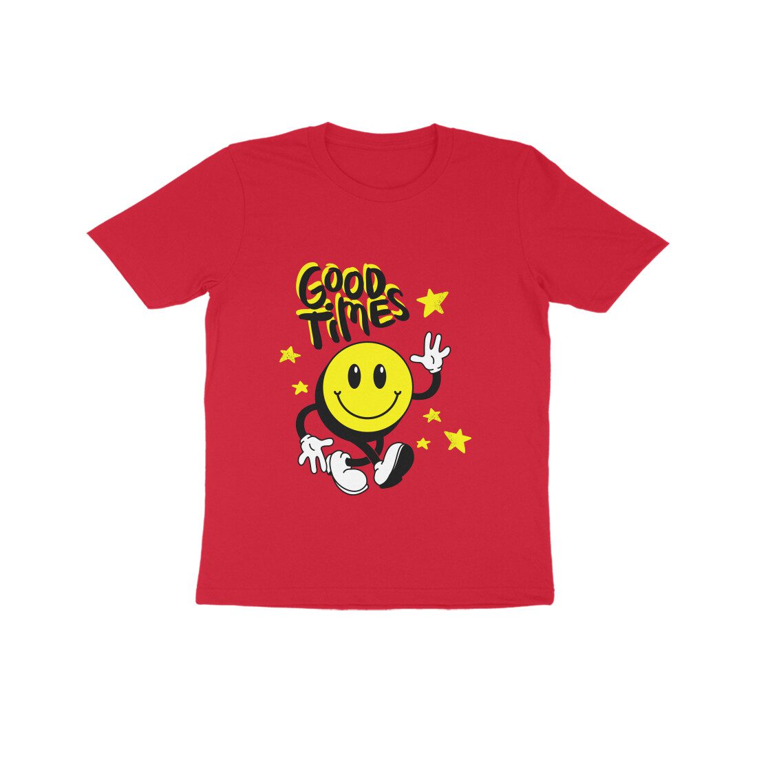Kids Good times with cute smiley T-Shirt - Fashion Greet