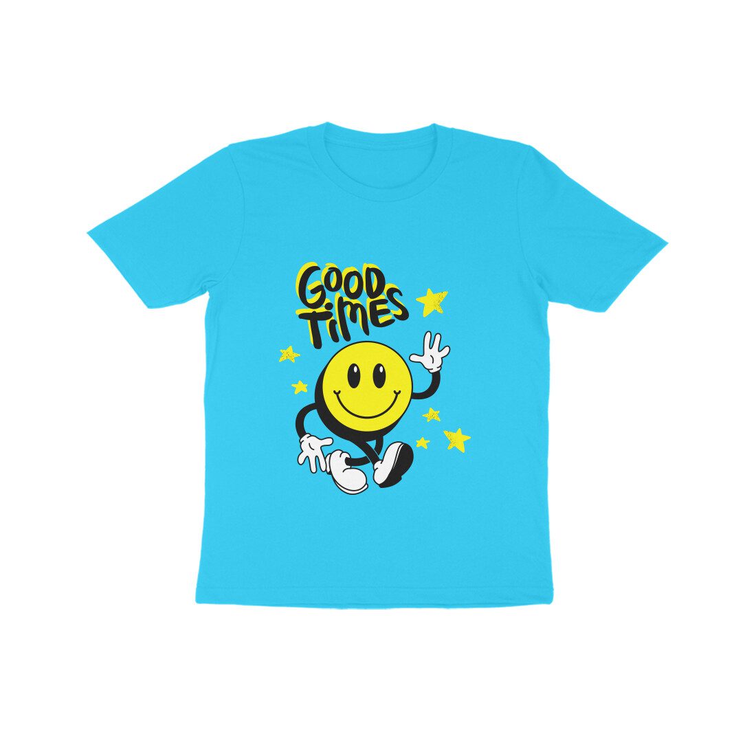 Kids Good times with cute smiley T-Shirt - Fashion Greet