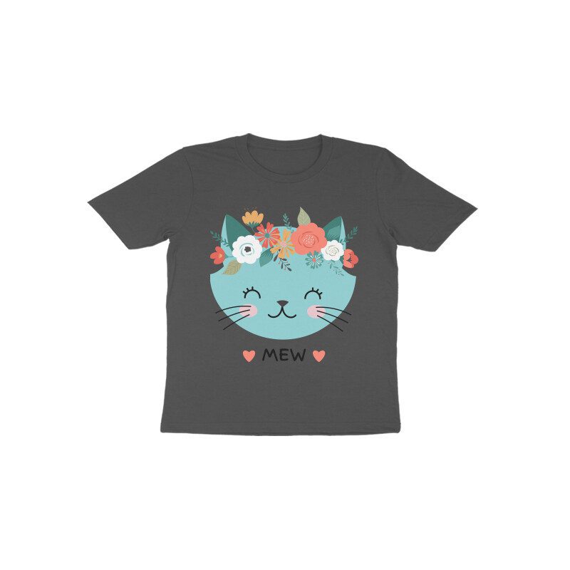 Toddlers Cute Mew Cat Colorful T-Shirt - Fashion Greet