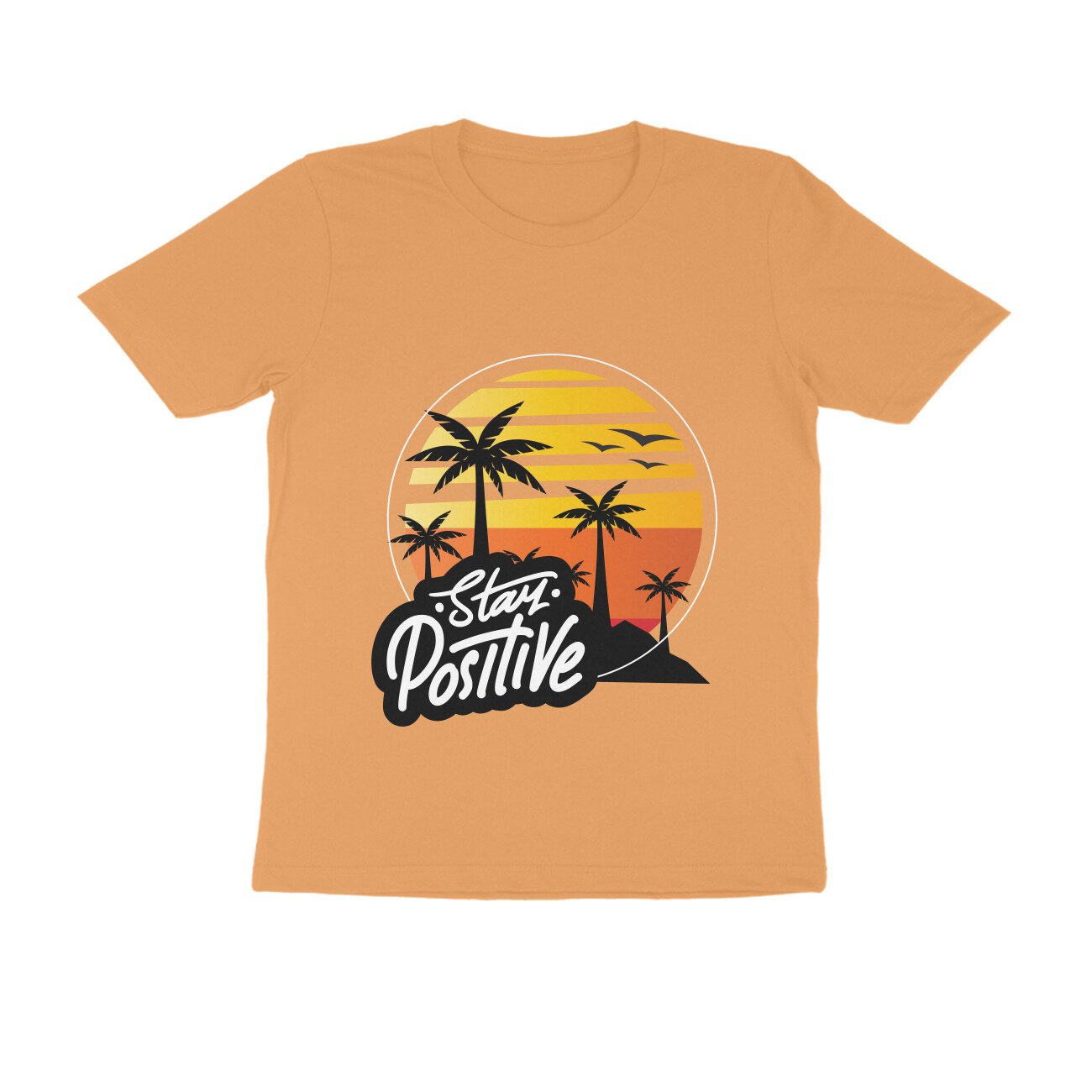Mens Stay Positive motivational T-Shirt - Fashion Greet