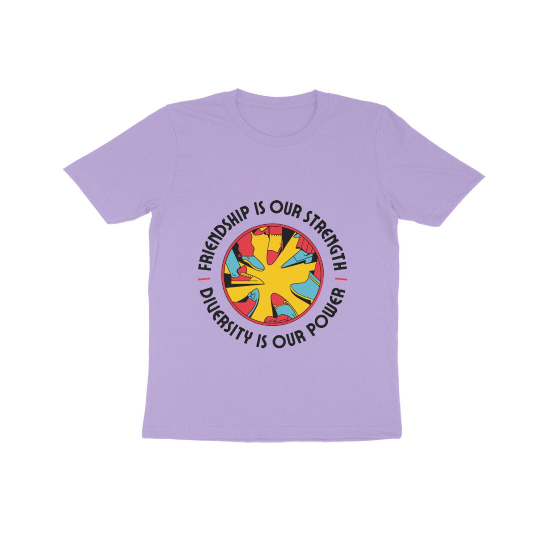 Kids Friendship is our strength theme T-Shirt - Fashion Greet