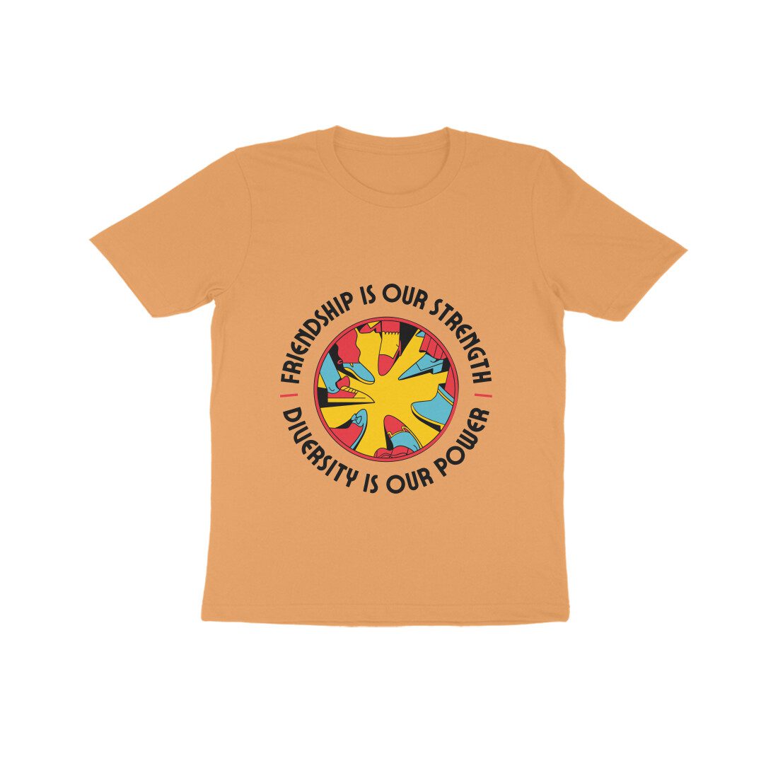 Kids Friendship is our strength theme T-Shirt - Fashion Greet