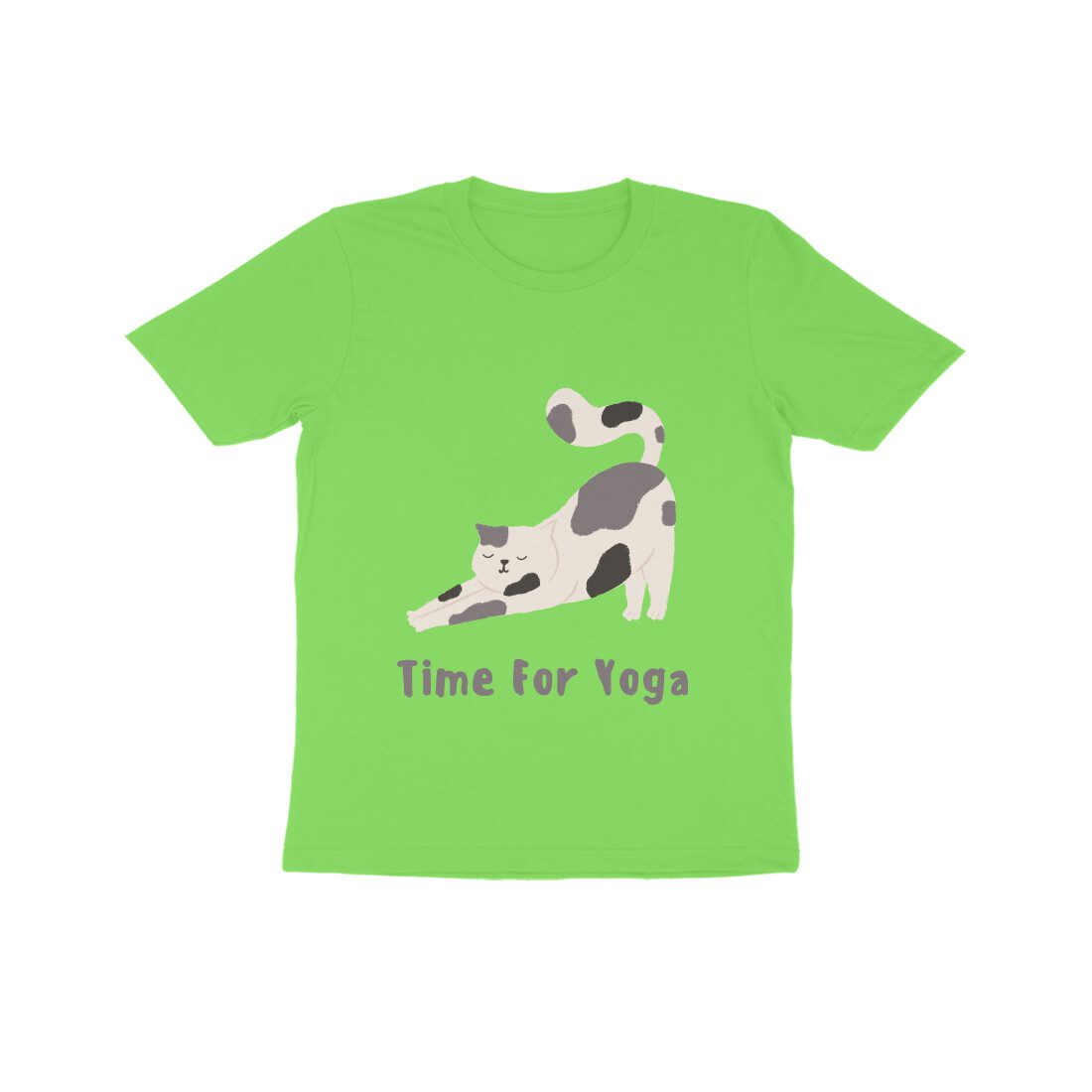 Kids Time for Yoga by Cat T-Shirt - Fashion Greet