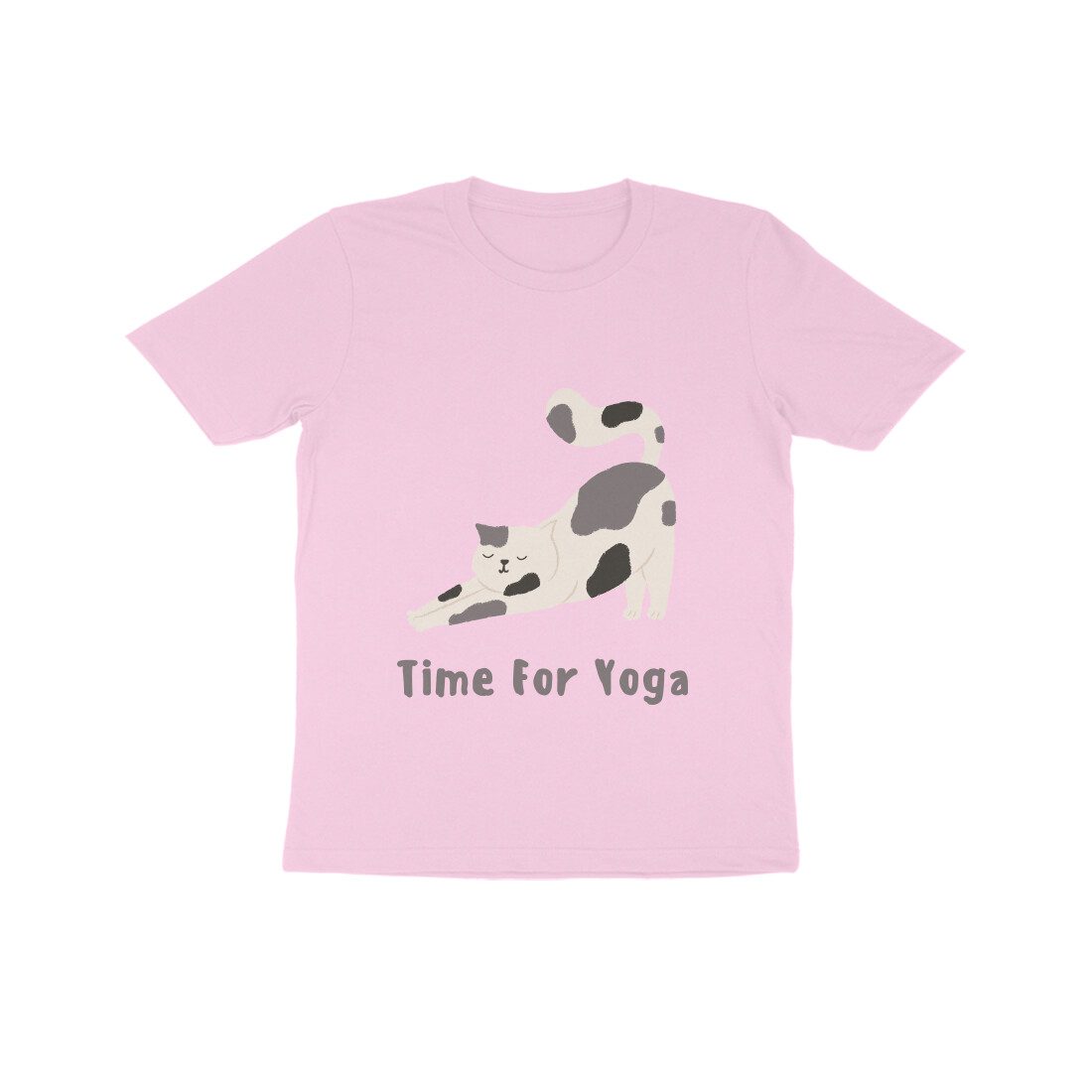 Kids Time for Yoga by Cat T-Shirt - Fashion Greet