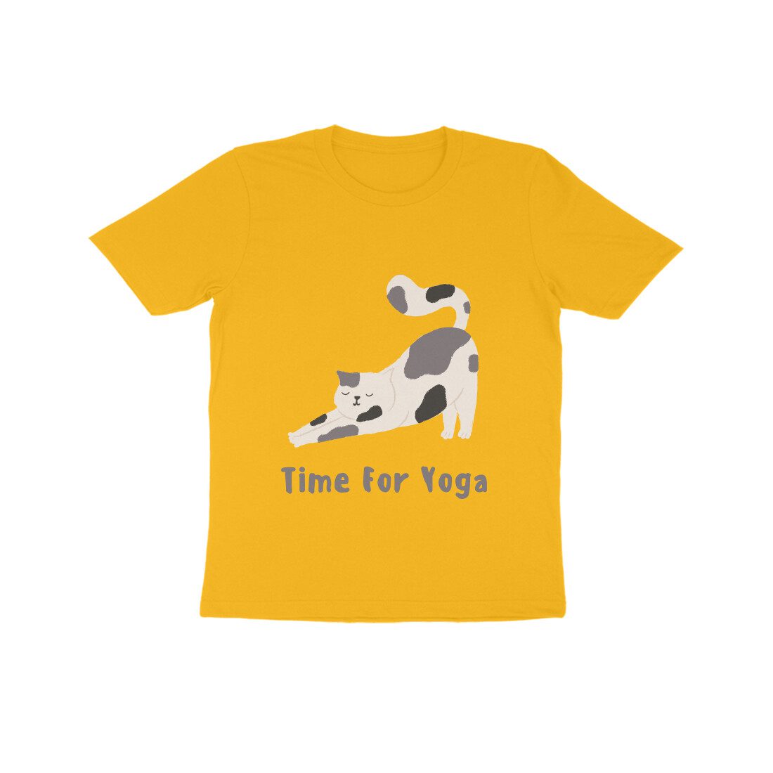 Kids Time for Yoga by Cat T-Shirt - Fashion Greet