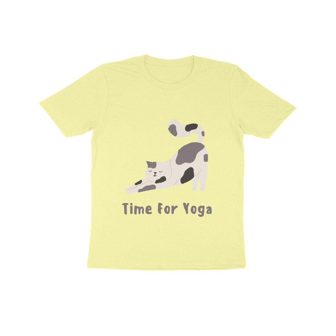 Kids Time for Yoga by Cat T-Shirt - Fashion Greet