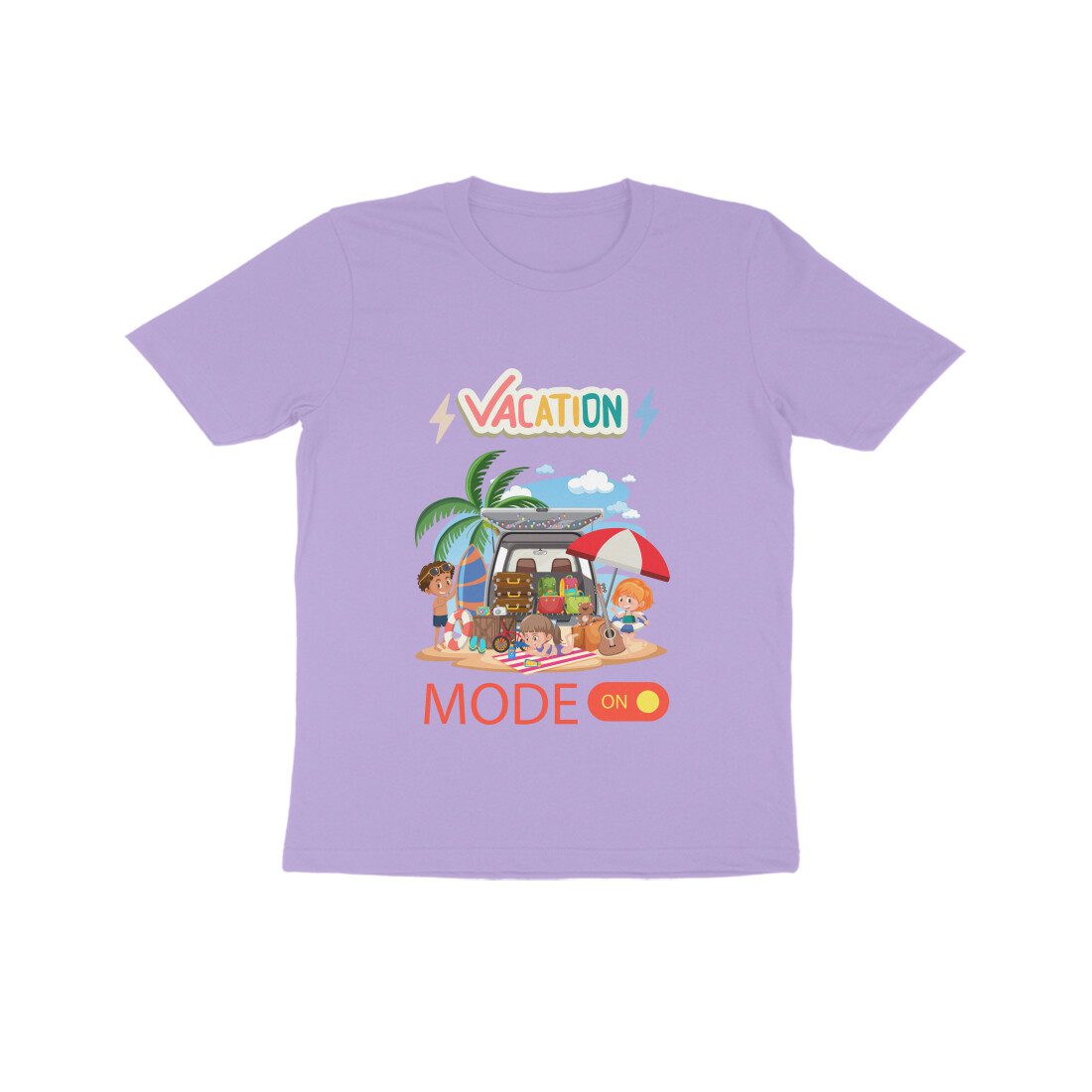 Kids Vacation Mode On T-Shirt - Fashion Greet