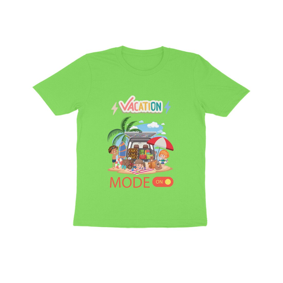 Kids Vacation Mode On T-Shirt - Fashion Greet