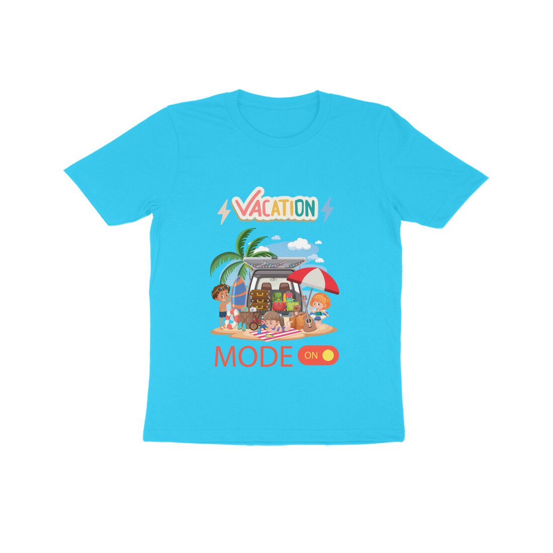Kids Vacation Mode On T-Shirt - Fashion Greet