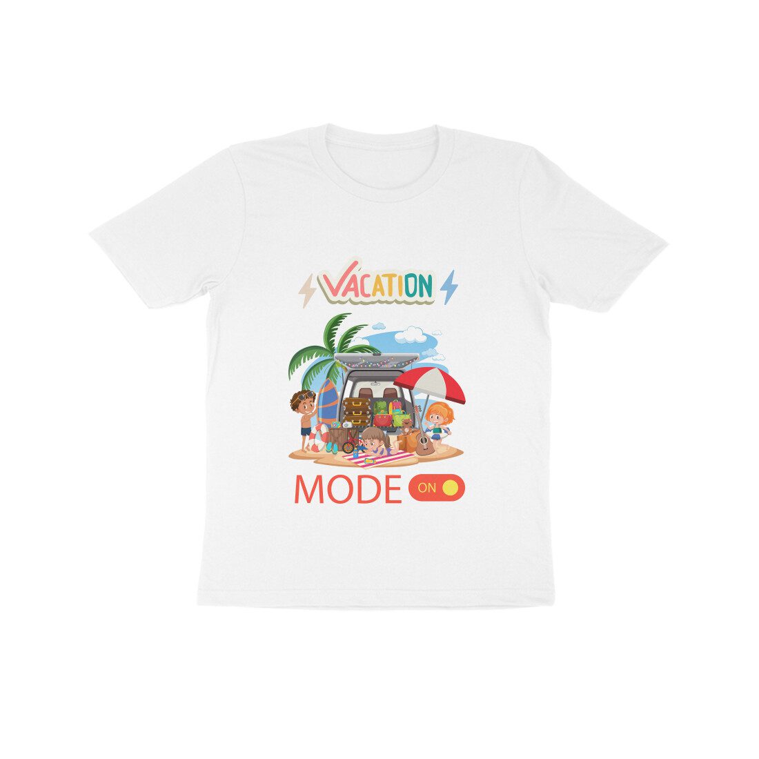 Kids Vacation Mode On T-Shirt - Fashion Greet