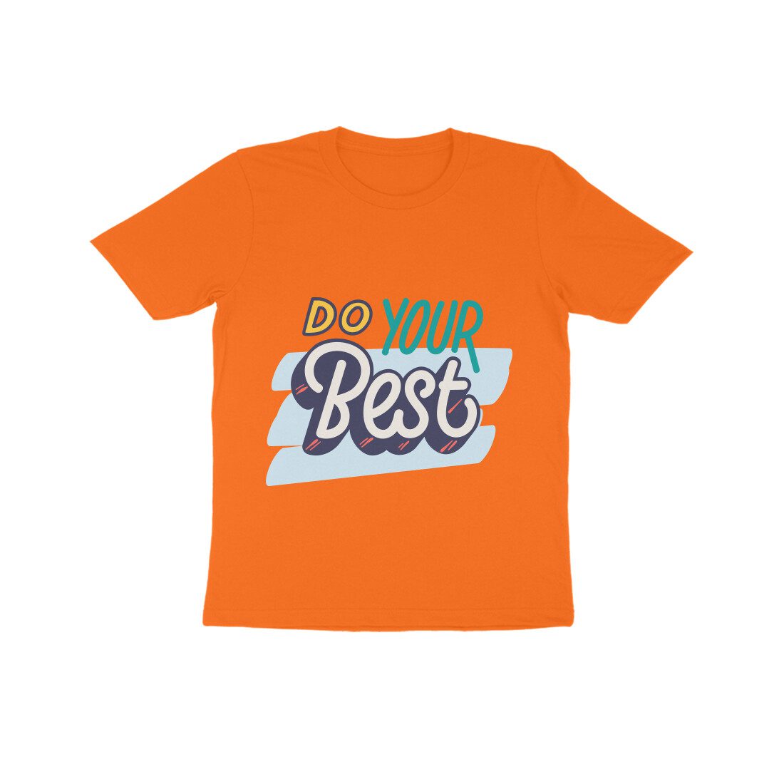 Kids Do Your Best Colorful Motivational T-Shirt - Fashion Greet