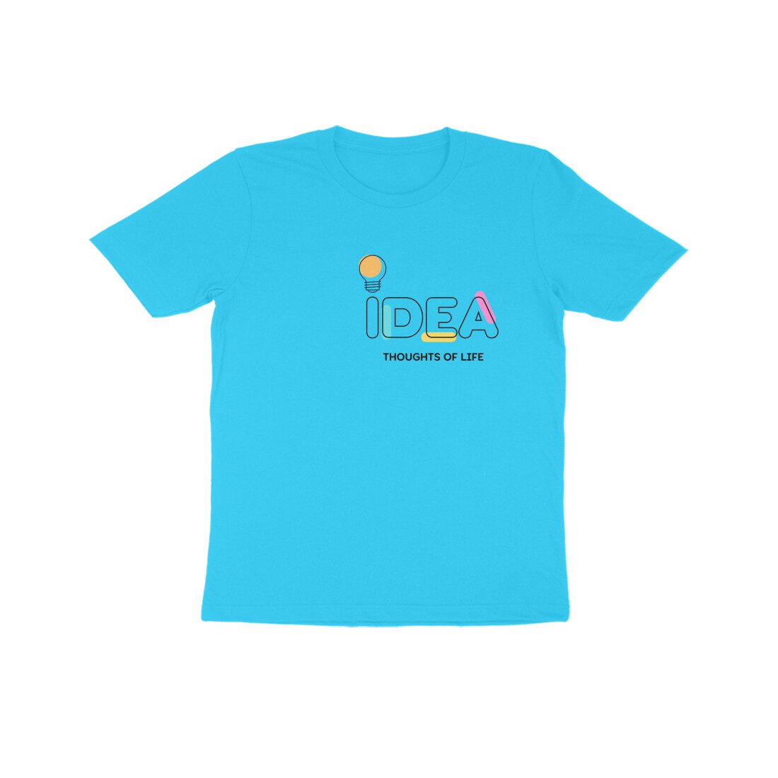 Kids Idea Thoughts of Life Motivational T-Shirt - Fashion Greet